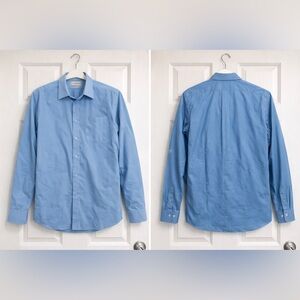 Adolfo Light Blue Dress Shirt - 17 collar 32/33